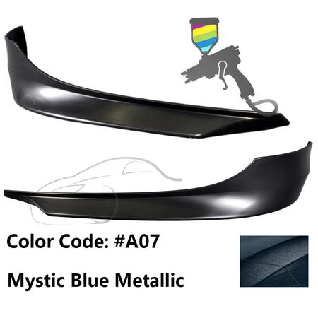 Fit 2009-2011 BMW 3 Series E90 LCI Front Splitter Painted #A07