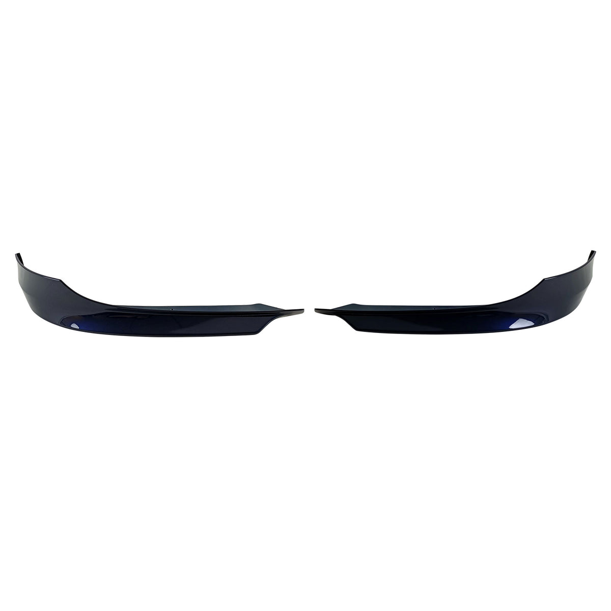 Fits 09-11 E90 LCI OE Painted #A35 Monaco Blue Metallic PP Front Splitter