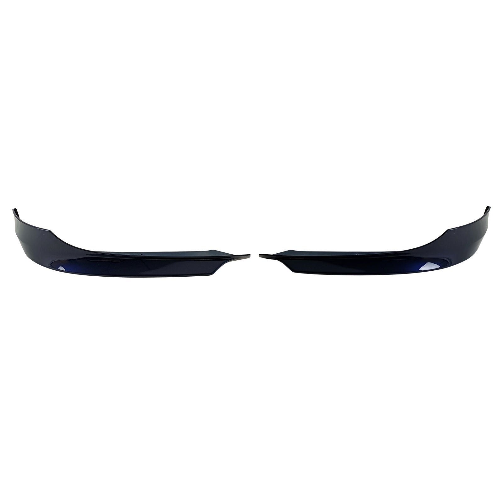Fits 09-11 E90 LCI OE Painted #A35 Monaco Blue Metallic PP Front Splitter