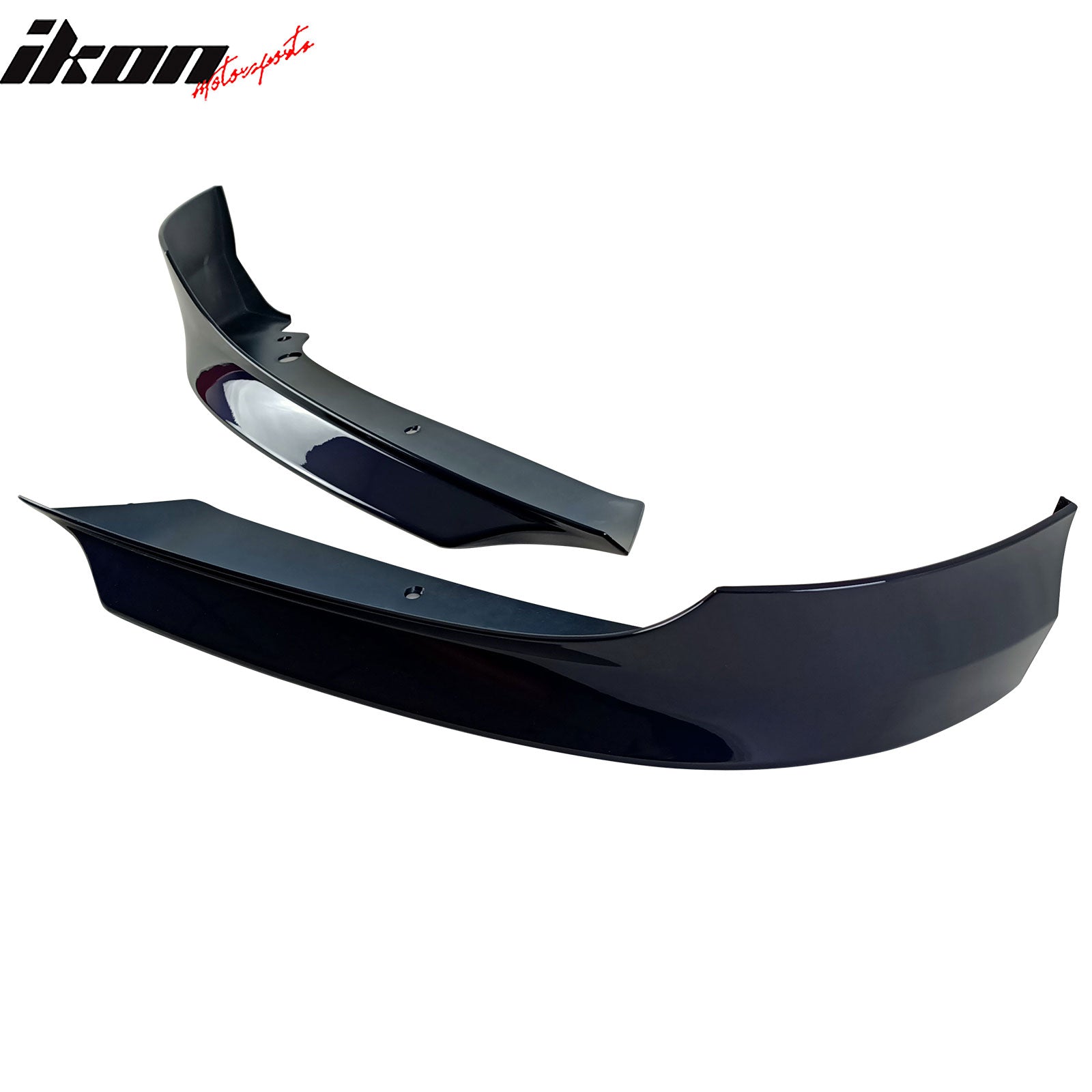 Fits 09-11 E90 LCI OE Painted #A35 Monaco Blue Metallic PP Front Splitter