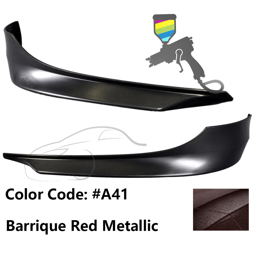 Fit 2009-2011 BMW 3 Series E90 LCI Front Splitter Painted #A41