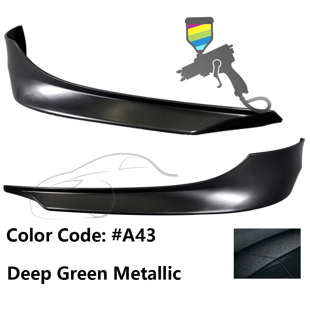 Fit 2009-2011 BMW 3 Series E90 LCI Front Splitter Painted #A43