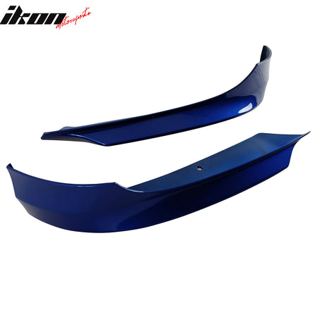 Fits 09-12 BMW E90 3-Series Sedan OE Style Front Splitters PP Painted #A52 Gray