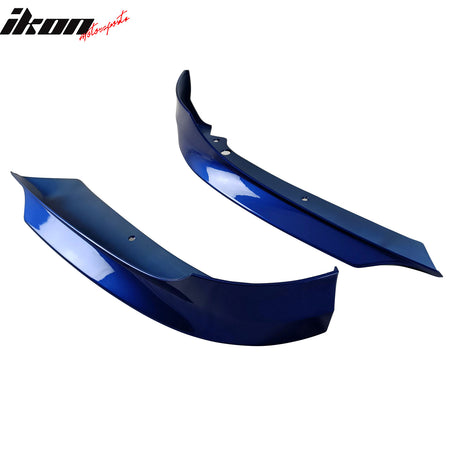 Fits 09-12 BMW E90 3-Series Sedan OE Style Front Splitters PP Painted #A52 Gray