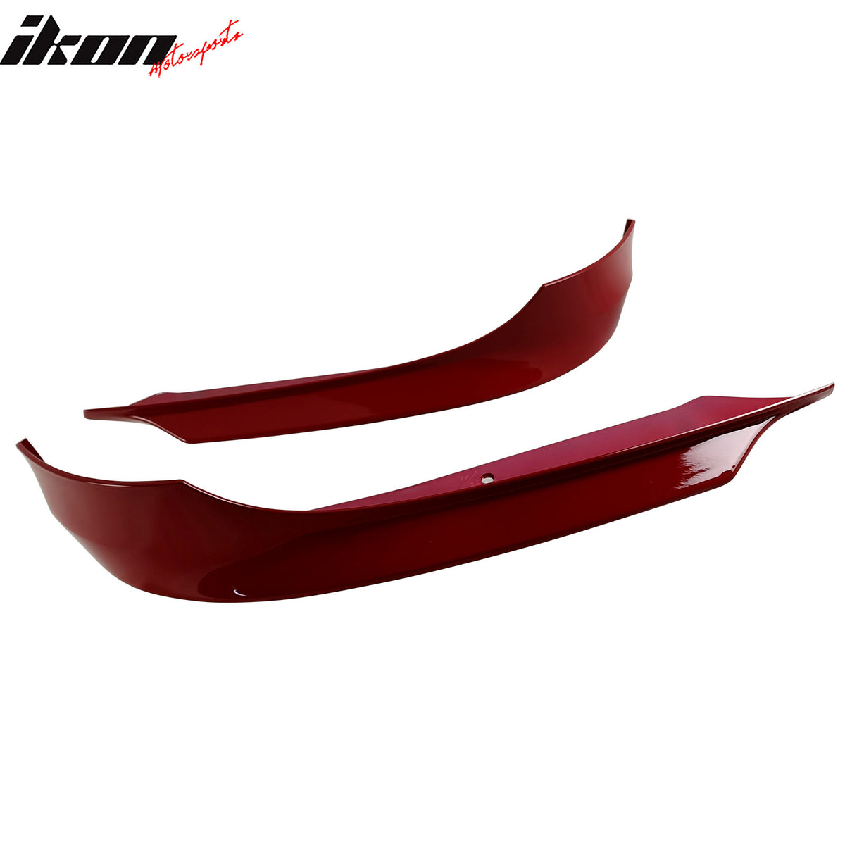 Fits 09-11 E90 LCI OE Painted #A61 Crimson Red PP Front Splitter