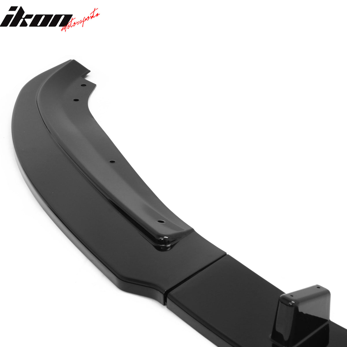 Fits 09-12 BMW E90 E91 LCI 3-Series Base MP Style Front Bumper Lip Gloss Black