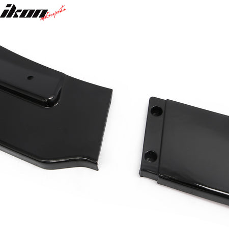 Fits 09-12 BMW E90 E91 LCI 3-Series Base MP Style Front Bumper Lip Gloss Black