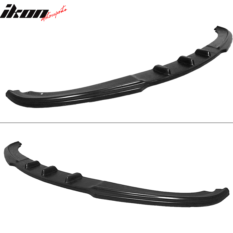 Front Bumper Lip Compatible With 09-11 BMW 3-Series E90 LCI, MX Style Unpainted PU by IKON MOTORSPORTS