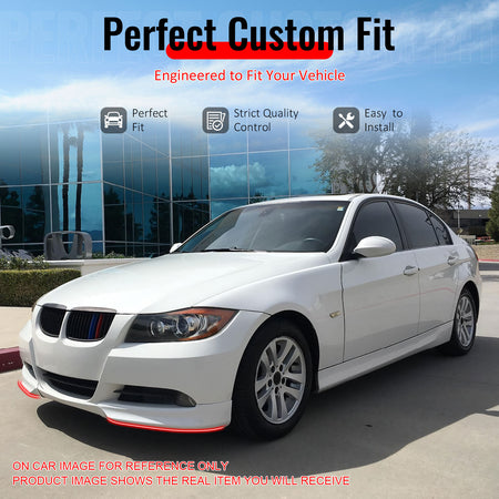 Fit 2005-2008 BMW E90 3-Series Factory Style Front Bumper Lip Painted #A34