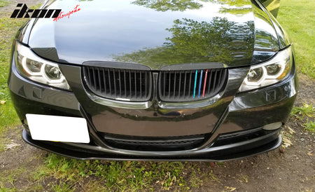 Fits 06-13 BMW E90 E92 320i 328i 325i 330i 335i Front Bumper Lip Spoiler PU Kit