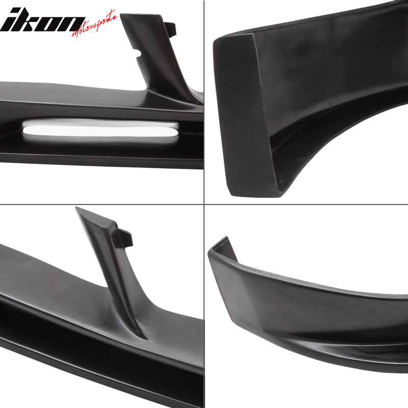 2010-2013 BMW F10 3D Style Unpainted Black Front Bumper Lip Spoiler PU