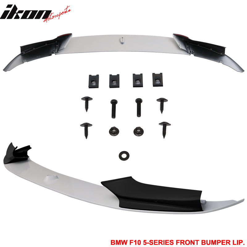 Clearance Sale For 11-16 BMW F10 Performance Front Bumper Lip White 300 Two Tone