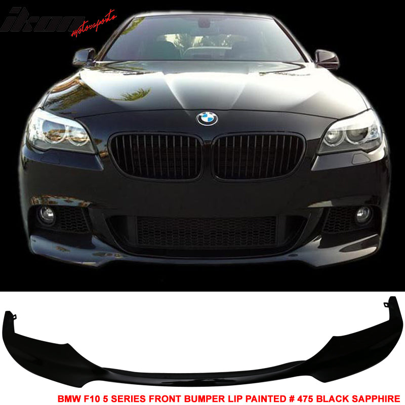 IKON MOTORSPORTS, Front Bumper Lip Compatible With 2011-2016 BMW