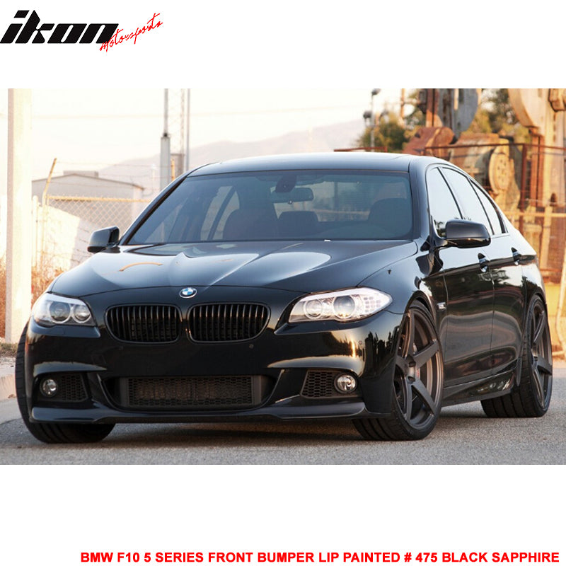 IKON MOTORSPORTS, Front Bumper Lip Compatible With 2011-2016 BMW