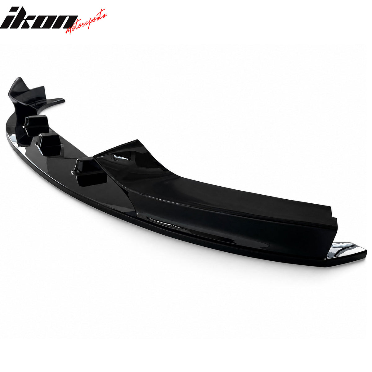 For 14-21 BMW 2 Series F22 F23 M Sport MP Style Front Bumper Lip Gloss Black 2PC