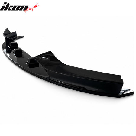 For 14-21 BMW 2 Series F22 F23 M Sport MP Style Front Bumper Lip Gloss Black 2PC