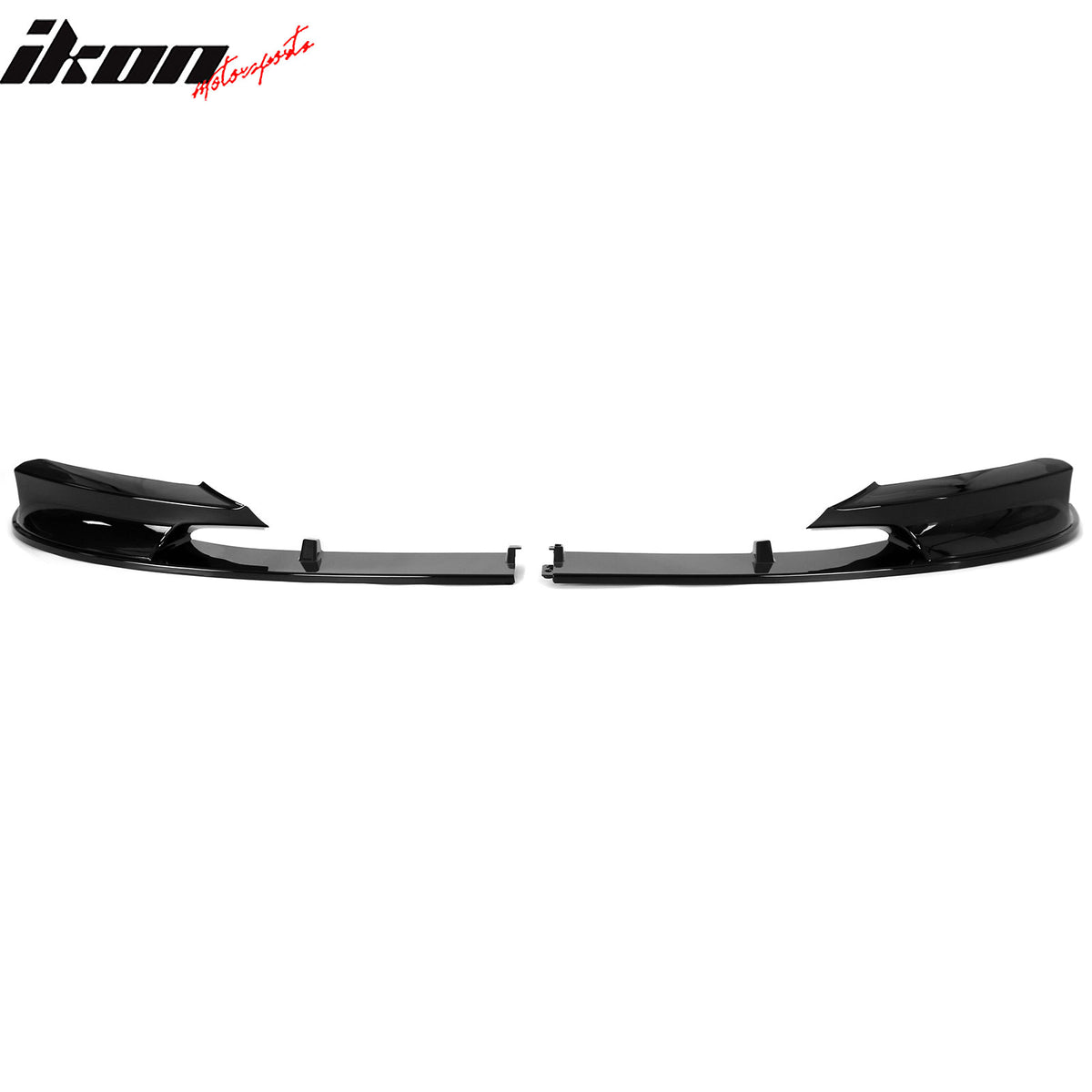 For 12-18 BMW 3 Series F30 F31 M Sport MP Style Front Bumper Lip Gloss Black 2PC