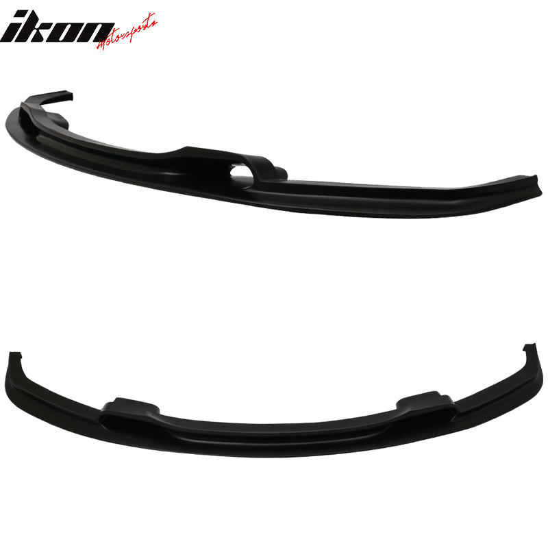 Fits 12-18 BMW F30 3 Series VR Style Front Bumper Lip Unpainted Black Spoiler PU