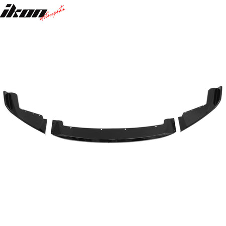 Fits 19-21 BMW F87 LCI M2 Competition CS Style Front Bumper Lip Gloss Black ABS