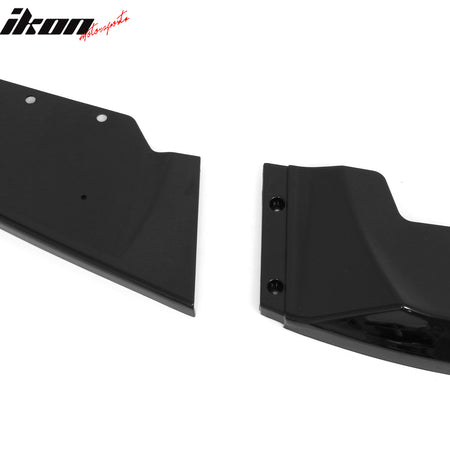 Fits 19-21 BMW F87 LCI M2 Competition CS Style Front Bumper Lip Gloss Black ABS
