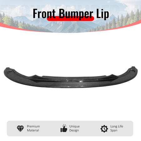 Fits 15-20 BMW F80 M3 F82 F83 M4 KS Style Front Bumper Lip Spoiler Carbon Fiber