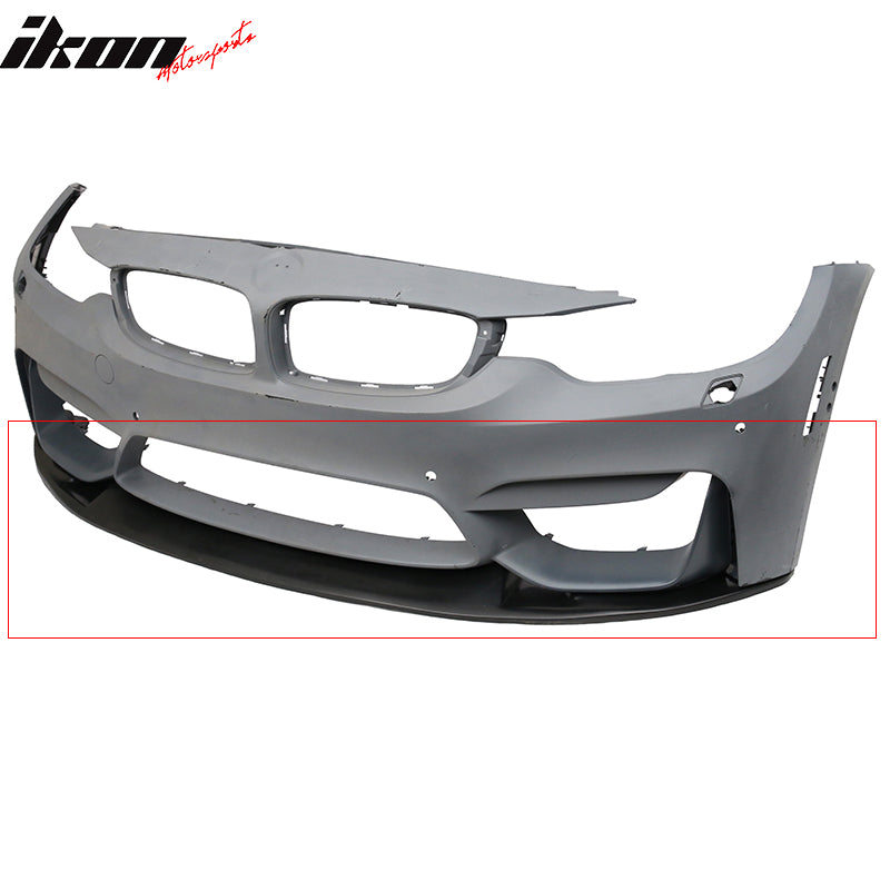 Front Bumper Lip Compatible With 2015-2020 BMW F80 M3 F82 M4, GTS