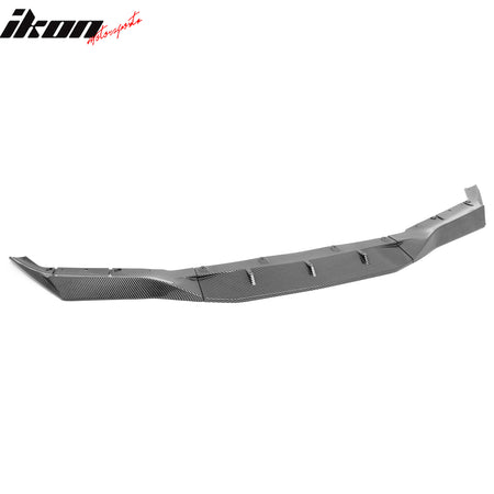 Fits 18-20 BMW F90 Pre LCI M5 R Style Front Bumper Lip Carbon Fiber Print ABS
