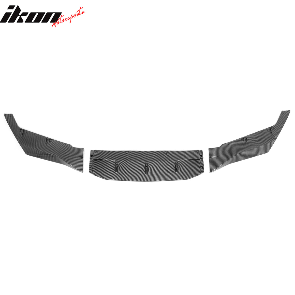 Fits 18-20 BMW F90 Pre LCI M5 R Style Front Bumper Lip Carbon Fiber Print ABS