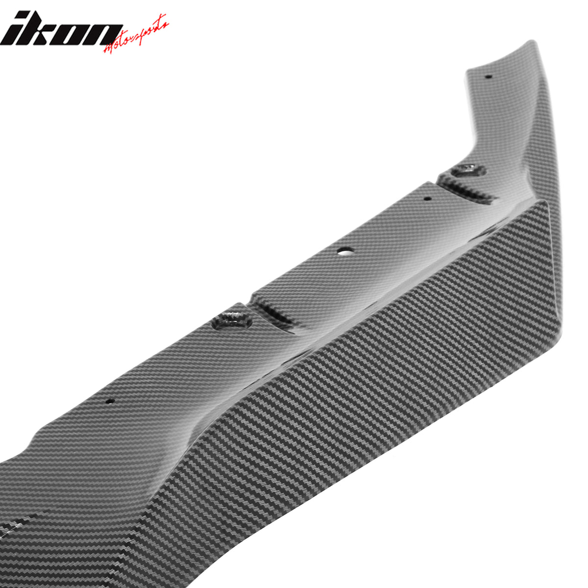 Fits 18-20 BMW F90 Pre LCI M5 R Style Front Bumper Lip Carbon Fiber Print ABS
