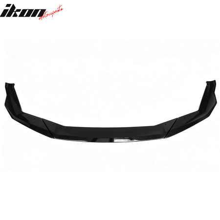 Fits 21-23 BMW F90 LCI M5 CS Style Front Bumper Lip Spoiler Gloss Black ABS 3PCS