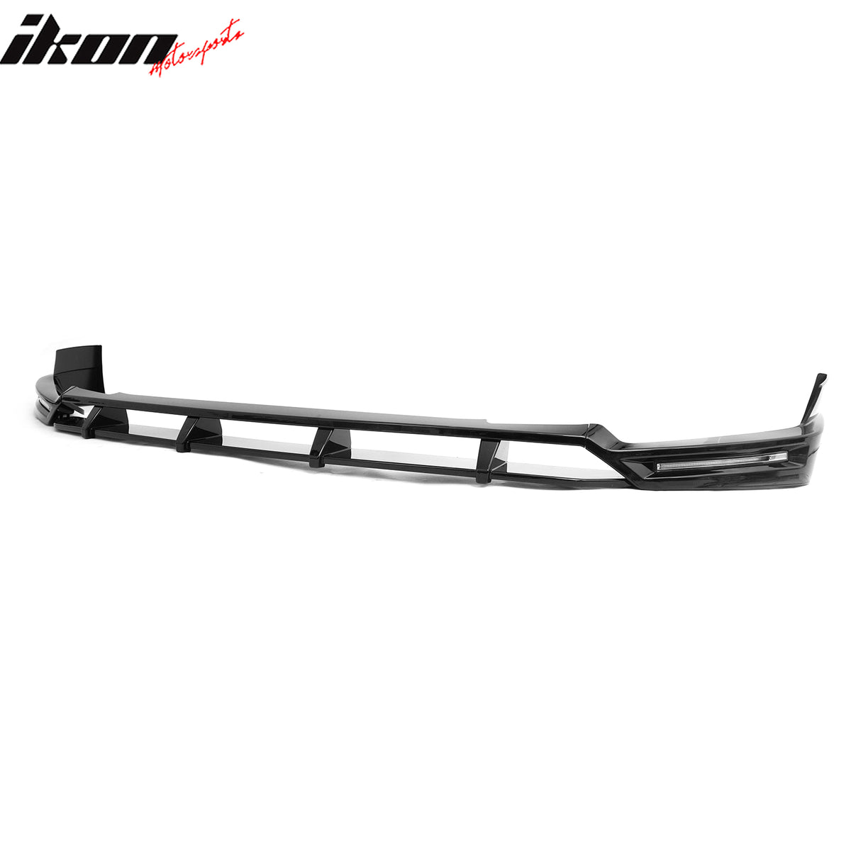 Fits 24-26 BMW G05 X5 LCI Front Bumper Lip Gloss Black DRL Spoiler ABS Splitter