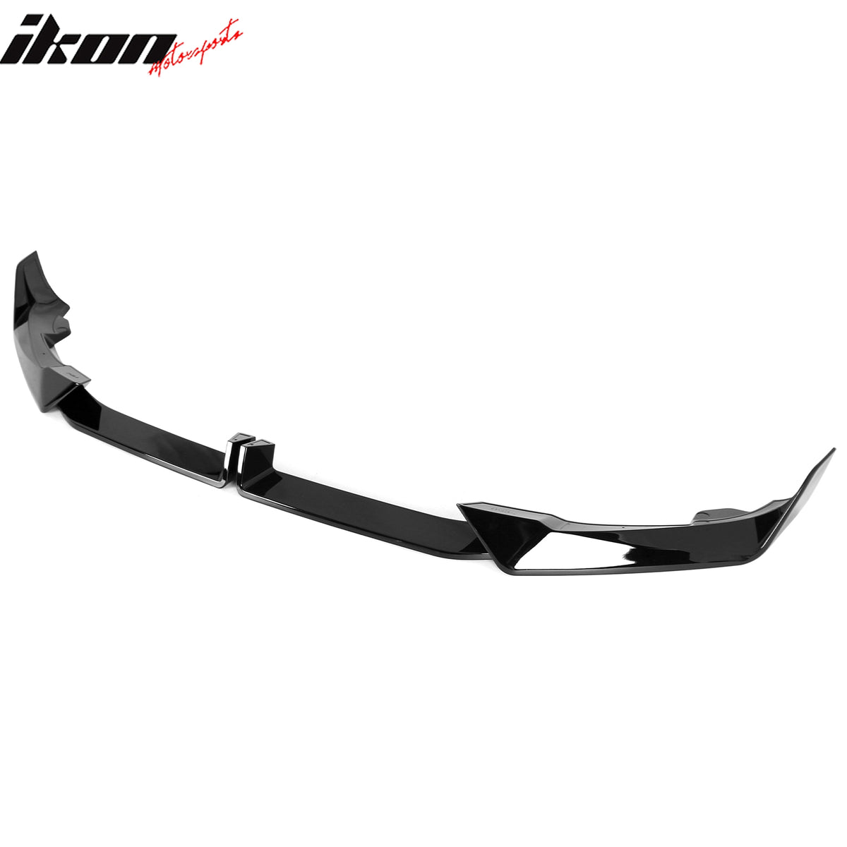 Fits 24-27 BMW LCI G06 X6 M Sport MP Style Front Bumper Lip ABS Gloss Black 4PCS
