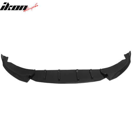 Fits 16-18 BMW G11 7 Series MT M Sport Ikon Style Front Bumper Lip Gloss Black