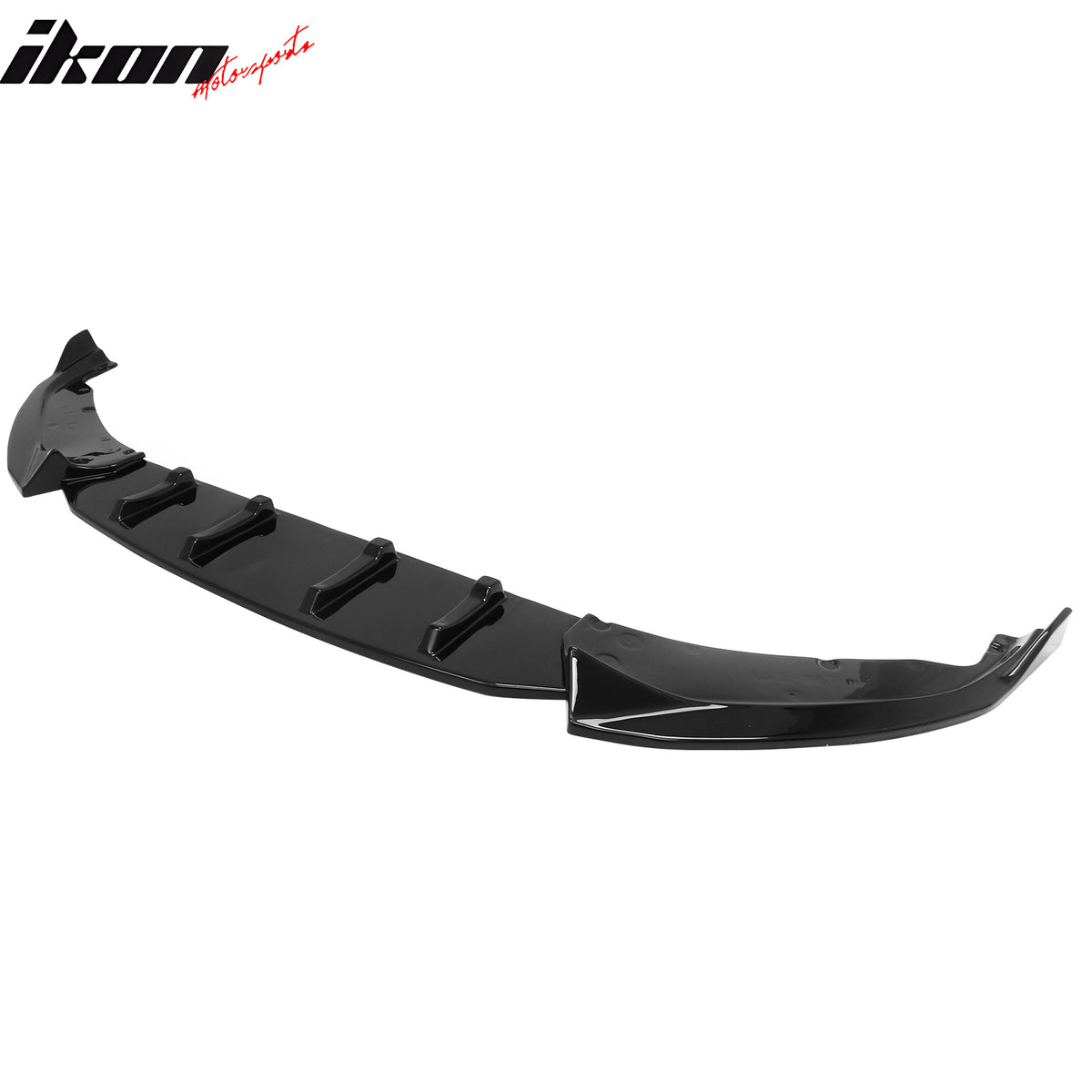Fits 16-18 BMW G11 7 Series MT M Sport Ikon Style Front Bumper Lip Gloss Black