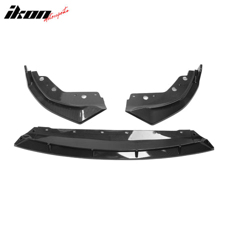 Fits 23-26 BMW G20 3 Series M Sport M340i IKON Front Lip Carbon Fiber Print - PP