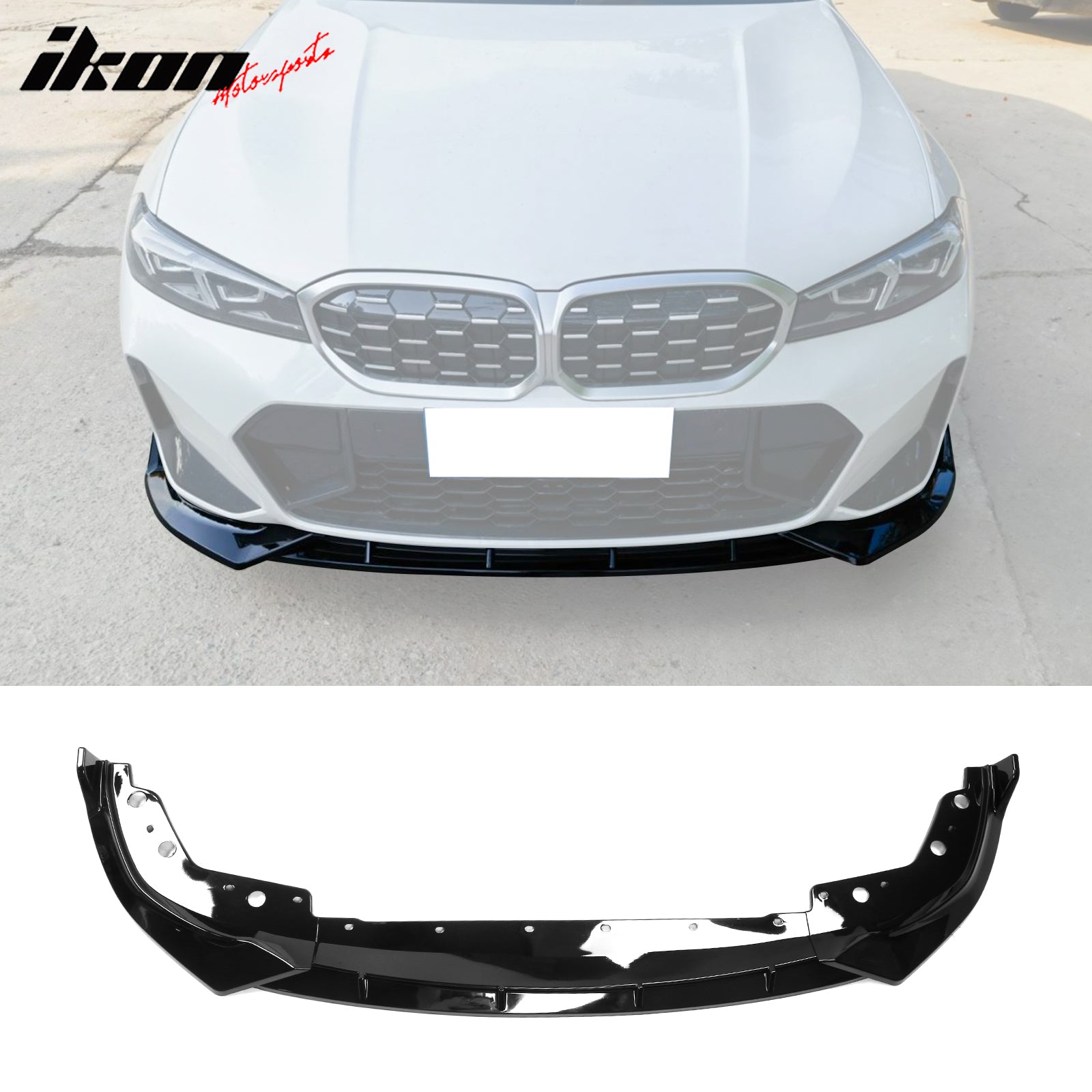 Fits 23-25 BMW G20 3 Series M Sport M340i IKON Front Lip - PP