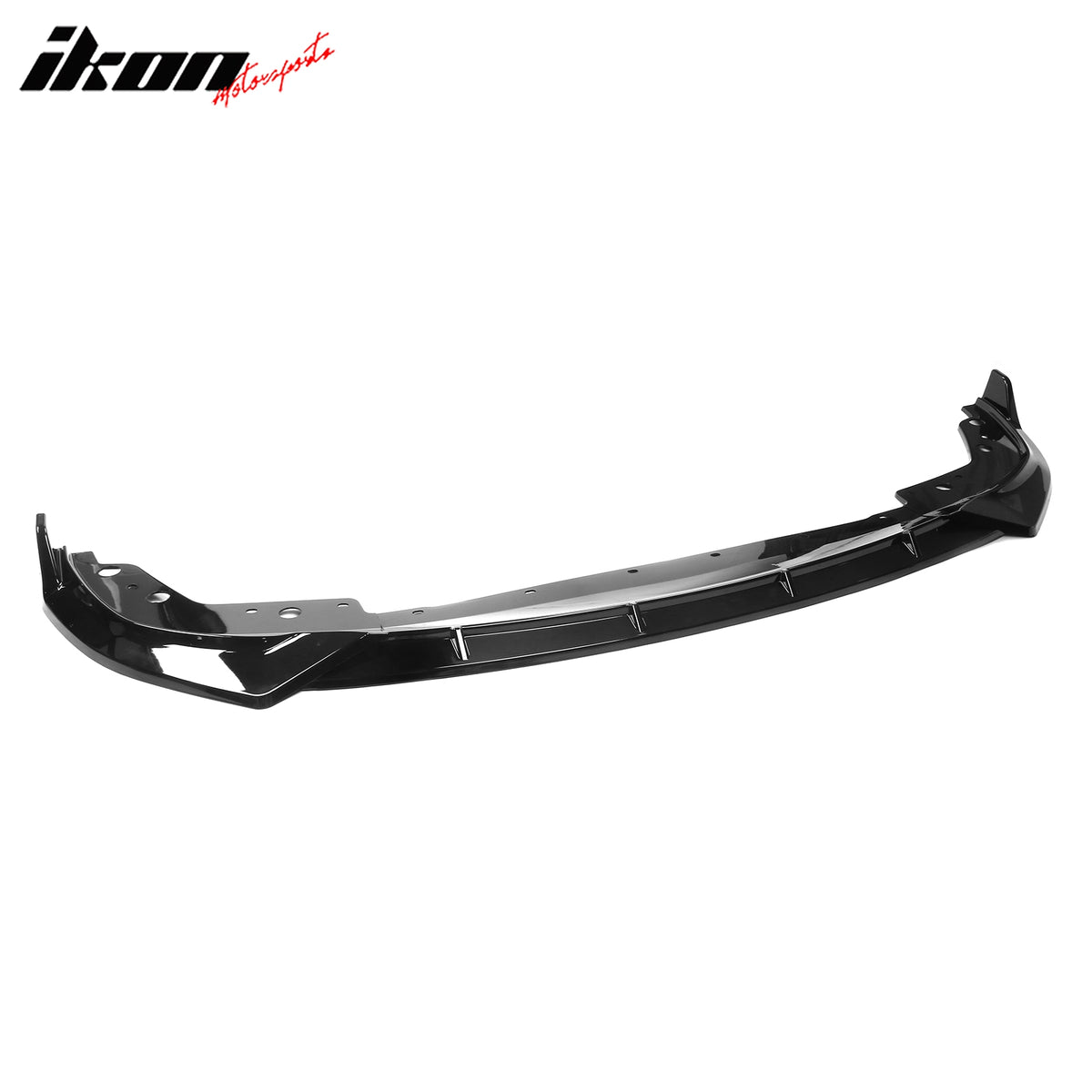 Fits 23-26 BMW G20 3 Series M Sport M340i IKON Front Bumper Lip Gloss Black - PP