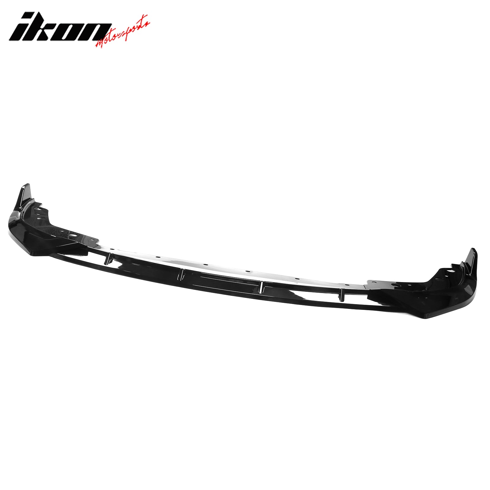 Fits 23-26 BMW G20 3 Series M Sport M340i IKON Front Bumper Lip Gloss Black - PP