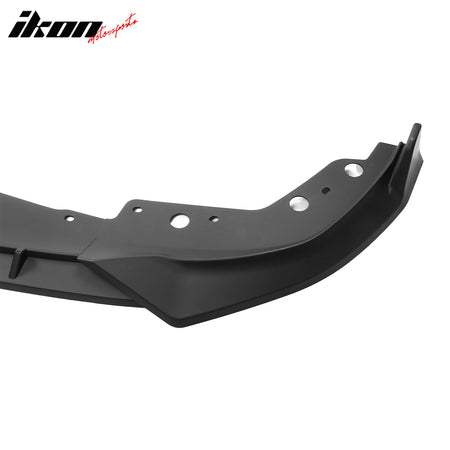 Fits 23-25 BMW G20 3 Series M Sport M340i IKON Front Bumper Lip Matte Black - PP