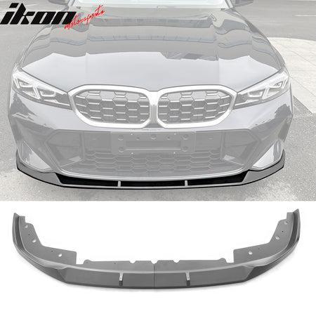 Fits 23-25 BMW G20 M Sport M340i Front Bumper Lip M Performance 2PC Black