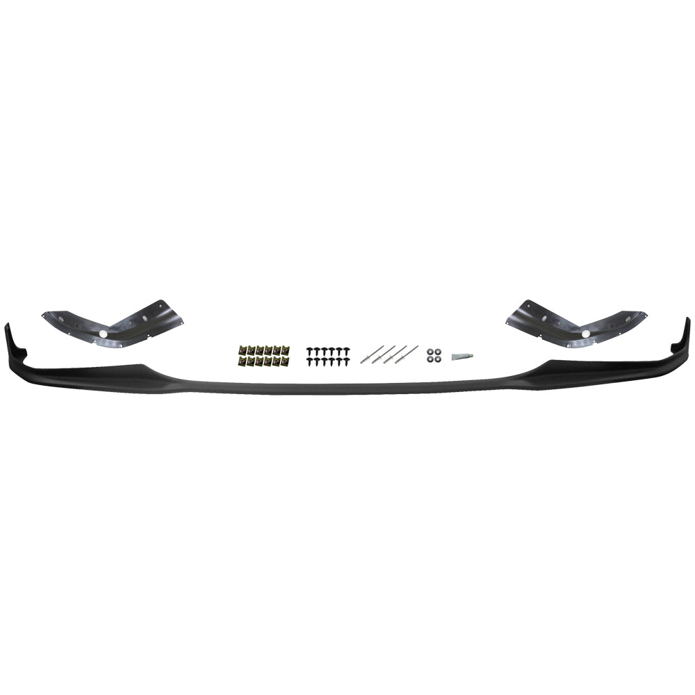 Gloss Black Front Bumper Spoiler Lip For BMW 3 Series G20 M340i M Sport (2019-2022) – 3-Piece PP Kit