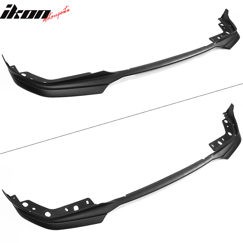 IKON MOTORSPORTS, Front Bumper Lip Compatible with 2019-2022 BMW G20 3 Series M Sport, M-Tech M Performance Style Front Lip Chin Spoiler Splitter Kit PP
