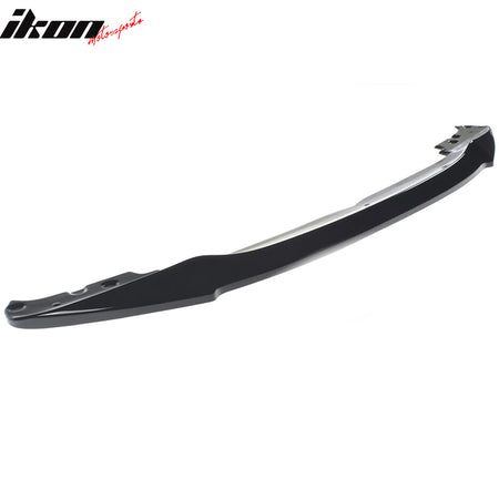 IKON MOTORSPORTS Front Bumper Lip, Compatible with 2019-2022 BMW G20 3 Series M Sport, Unpainted Black PU Air Dam Chin Spoiler Protector Splitter 1PC
