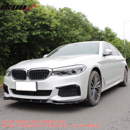 Fits 17-20 BMW G30 5 Series GT Front Bumper Lip Spoiler Carbon Fiber Print PP