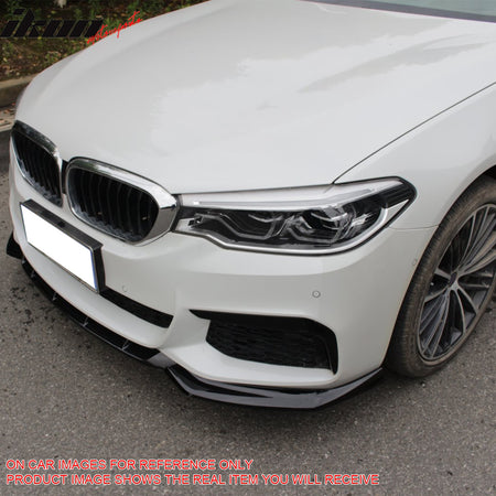 Fits 17-20 BMW G30 5 Series GT Front Bumper Lip Spoiler Carbon Fiber Print PP