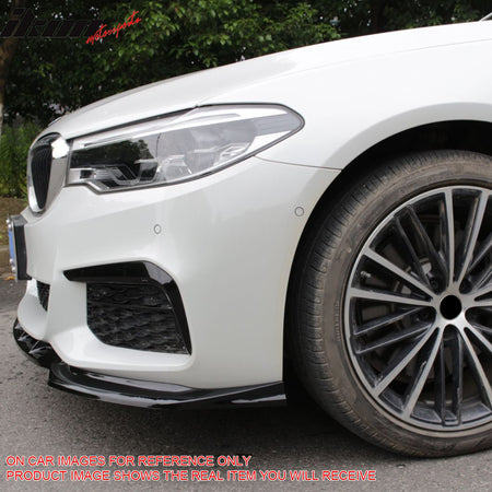 Fits 17-20 BMW G30 5 Series GT Front Bumper Lip Spoiler Carbon Fiber Print PP