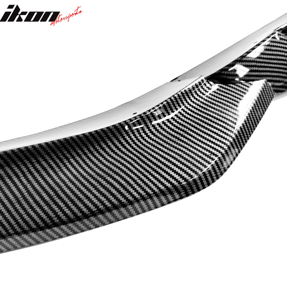 Fits 17-20 BMW G30 5 Series GT Front Bumper Lip Spoiler Carbon Fiber Print PP
