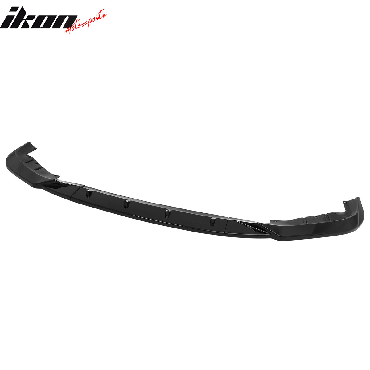Fits 17-20 BMW G30 Pre-LCI 5-Series Sedan Base Ikon Style Front Lip Gloss Black