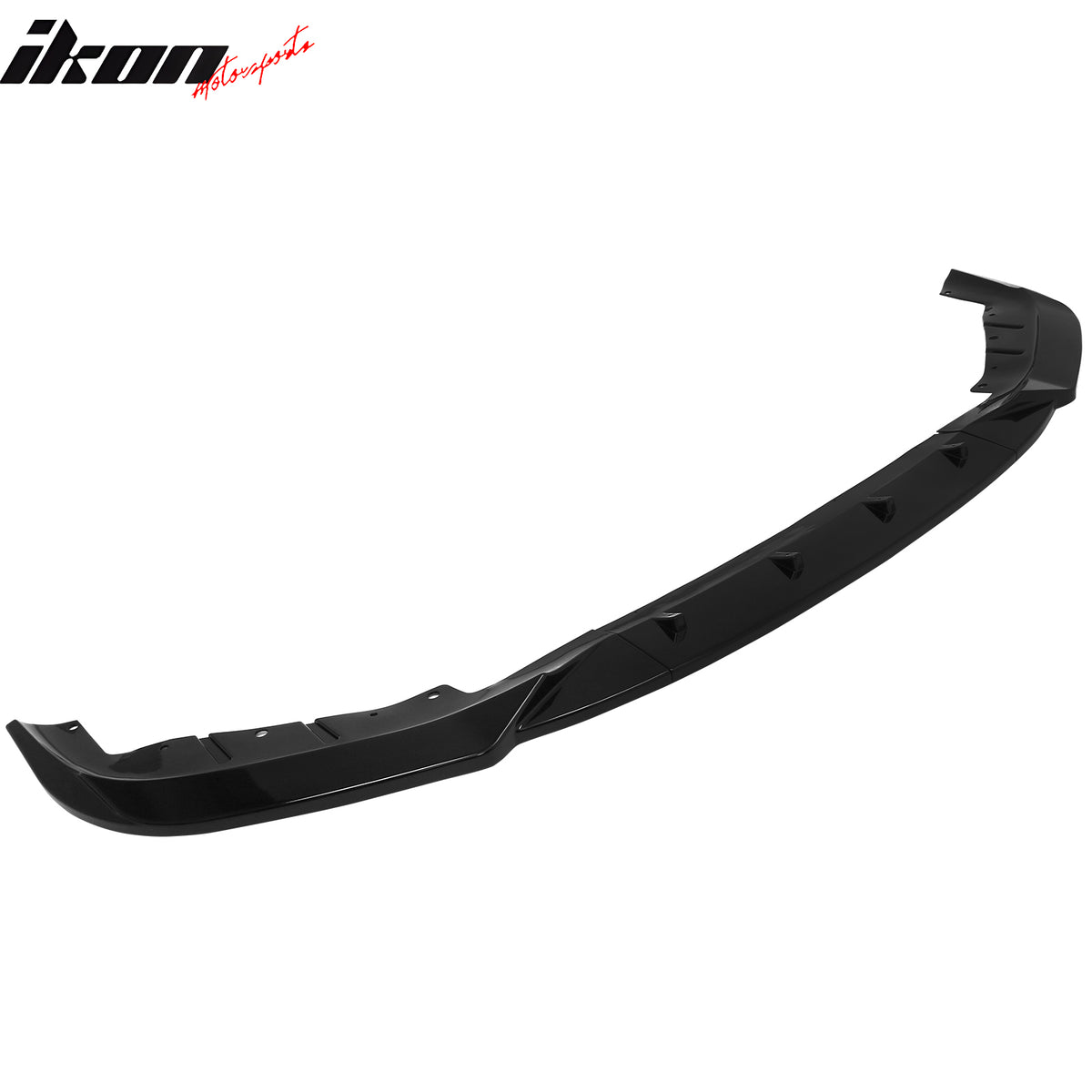 Fits 17-20 BMW G30 Pre-LCI 5-Series Sedan Base Ikon Style Front Lip Gloss Black