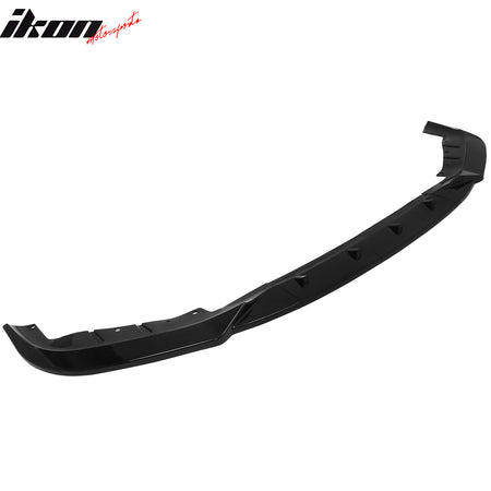 Fits 17-20 BMW G30 Pre-LCI 5-Series Sedan Base Ikon Style Front Lip Gloss Black
